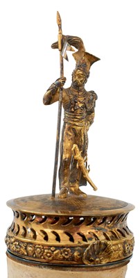 Lot 912 - OF LANCERS INTEREST: A LARGE AND IMPRESSIVE EARLY 19TH CENTURY PRESENTATION SILVER GILT MOUNTED MEERSCHAUM KALMASCH PIPE OF LARGE PROPORTIONS
