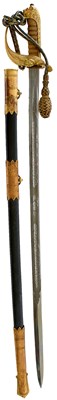 Lot AN INTER-WAR PRESENTATION NAVAL OFFICER'S SWORD