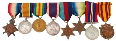 Lot 752 - FIRST AND SECOND WAR ROYAL NAVY GROUP OF EIGHT MEDALS