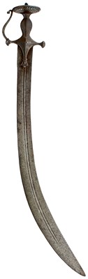 Lot 609 - A LATE 18TH OR EARLY 19TH CENTURY INDIAN TULWAR