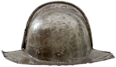 Lot 312 - A 17TH CENTURY ENGLISH CIVIL WAR PERIOD PIKEMAN'S POT OR HELMET