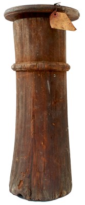 Lot 888 - AN 18TH CENTURY NAVAL CARTRIDGE BOX AND LID