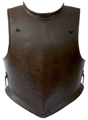 Lot 305 - A 17TH CENTURY ENGLISH CIVIL WAR PERIOD BREAST PLATE