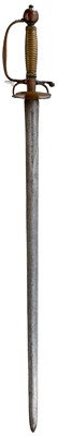 Lot 53 - A 17TH CENTURY SHOTLEY BRIDGE ENGLISH OFFICER'S SWORD