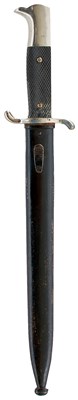 Lot 808 - A THIRD REICH ETCHED FIRE SERVICE BAYONET