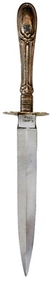 Lot 188 - A FREDERICK WALTER JAMES CUTLERY HANDLE BOWIE KNIFE