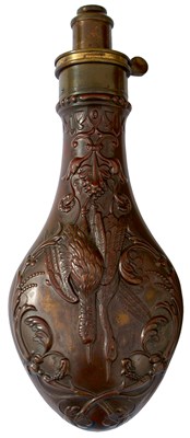 Lot A HAWKSLEY DEAD GAME POWDER FLASK