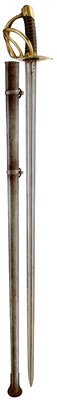 Lot 213 - A WATERLOO PERIOD FRENCH CUIRASSIER'S SWORD