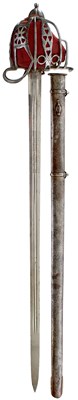 Lot 218 - A WILLIAM IV 1828 PATTERN SCOTTISH BASKET HILTED BROADSWORD