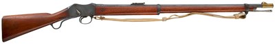 Lot 244 - OF ZULU WAR AND ROURKE'S DRIFT INTEREST: A .577-450 OBSOLETE CALIBRE MKII MARTINI HENRY RIFLE