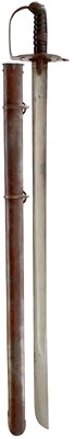 Lot 209 - OF PENINSULAR INTEREST - A 1796 PATTERN HEAVY CAVALRY TROOPER'S SWORD TO THE 4TH (ROYAL IRISH) DRAGOONS