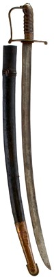 Lot 221 - A 19TH CENTURY INDIAN CAVALRY TROOPER'S SABRE