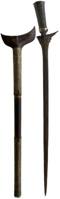 Lot 103 - A GOOD 19TH CENTURY SULU EXECUTIONER'S KRIS