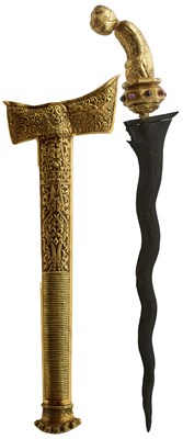 Lot 104 - A GOOD EARLY 20TH CENTURY BALINESE KRIS