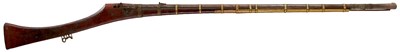Lot 245 - A LATE 18TH OR EARLY 19TH CENTURY 32-BORE INDIAN MATCHLOCK LONGGUN