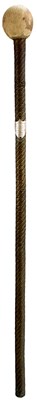 Lot 914 - OF ANGLO-ZULU WARS INTEREST: A 19TH CENTURY ZULU KNOBKERRIE FROM THE BATTLE OF ULUNDI