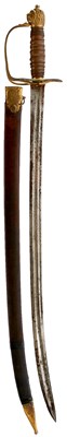 Lot 346 - A GEORGIAN OFFICER'S HANGER