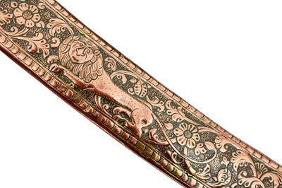 Lot 46 - A 19TH CENTURY SIKH SHAMSHIR SHIKARGAR
