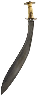 Lot 69 - A LATE 19TH CENTURY LARGE SIZED KUKRI