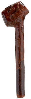 Lot 840 - OF IRISH REBELLION INTEREST - A CARVED SHELEIGHLEY OR COSH