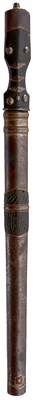 Lot 73 - A LATE 18TH OR EARLY 19TH CENTURY BHUTANESE OR TIBETAN DAGGER
