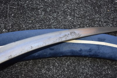 Lot 93 - 1796 PATTERN CAVALRY OFFICER'S SWORD WITH TROPHY INDO-PERSIAN SHAMSHIR BLADE