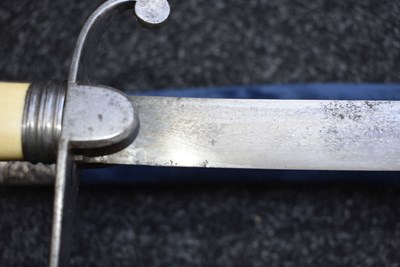 Lot 93 - 1796 PATTERN CAVALRY OFFICER'S SWORD WITH TROPHY INDO-PERSIAN SHAMSHIR BLADE