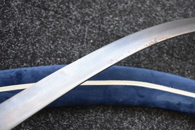 Lot 93 - 1796 PATTERN CAVALRY OFFICER'S SWORD WITH TROPHY INDO-PERSIAN SHAMSHIR BLADE