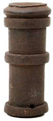 Lot 306 - A LATE 18TH CENTURY INDIAN CAST IRON MORTAR