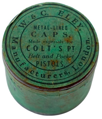 Lot 541 - A W & C ELEY RARE UNOPENED PERCUSSION CAP TIN