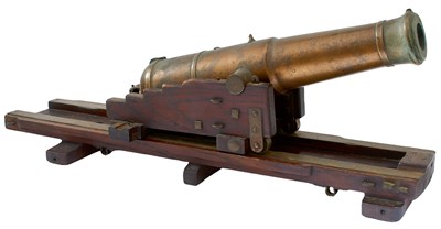 Lot 900 - A LARGE 19TH CENTURY ORDNANCE MODEL CANNON