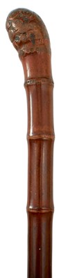 Lot 841 - A 19TH CENTURY SWORD STICK OR CROP