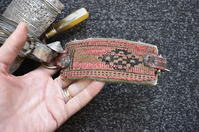 Lot 72 - A MIDDLE EASTERN JAMBIYA OR DAGGER