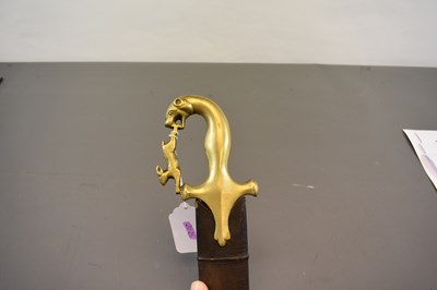 Lot 40 - A LATE 19TH OR ERLY 20TH CENTURY SOUTH INDIAN KIRACH OR SWORD