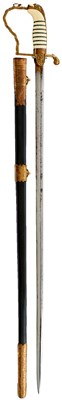 Lot 120 - AN 1805 PATTERN NAVAL OFFICER'S SWORD