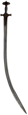 Lot 41 - A 19TH CENTURY INDIAN TULWAR OR SWORD