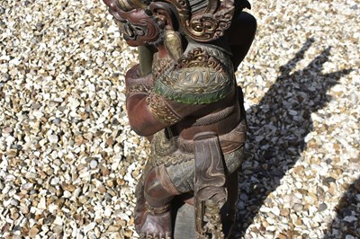 Lot 35 - A GOOD LATE 19TH CENTURY INDONESIAN (BALI) RAWANA KRIS STAND