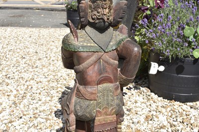 Lot 35 - A GOOD LATE 19TH CENTURY INDONESIAN (BALI) RAWANA KRIS STAND