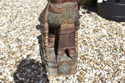 Lot 35 - A GOOD LATE 19TH CENTURY INDONESIAN (BALI) RAWANA KRIS STAND