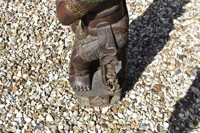 Lot 35 - A GOOD LATE 19TH CENTURY INDONESIAN (BALI) RAWANA KRIS STAND