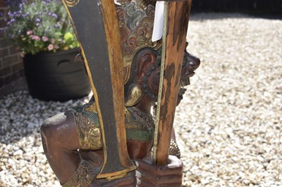 Lot 35 - A GOOD LATE 19TH CENTURY INDONESIAN (BALI) RAWANA KRIS STAND