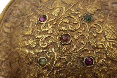 Lot 61 - A 19TH CENTURY INDIAN MADU OR SHIELD