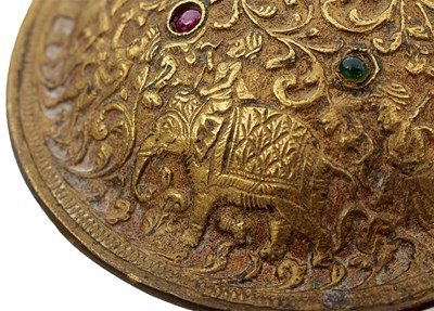 Lot 61 - A 19TH CENTURY INDIAN MADU OR SHIELD