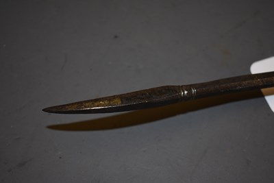 Lot 61 - A 19TH CENTURY INDIAN MADU OR SHIELD