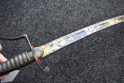 Lot 86 - A 1796 PATTERN LIGHT CAVALRY OFFICER'S SWORD