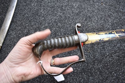 Lot 86 - A 1796 PATTERN LIGHT CAVALRY OFFICER'S SWORD
