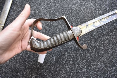 Lot 86 - A 1796 PATTERN LIGHT CAVALRY OFFICER'S SWORD