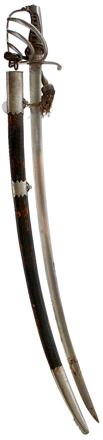 Lot 87 - A GEORGIAN CAVALRY OFFICER'S SABRE