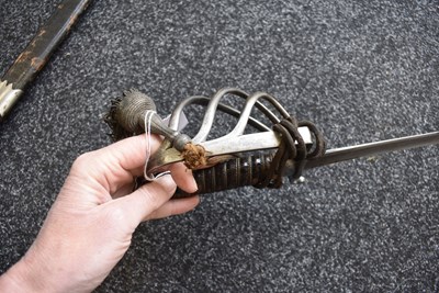 Lot 87 - A GEORGIAN CAVALRY OFFICER'S SABRE
