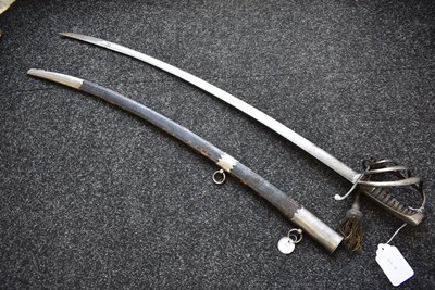 Lot 87 - A GEORGIAN CAVALRY OFFICER'S SABRE